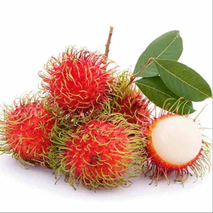 Rambutan appetizing jugo sidebar