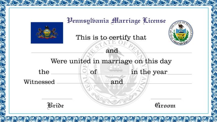 Cumberland county pa marriage license