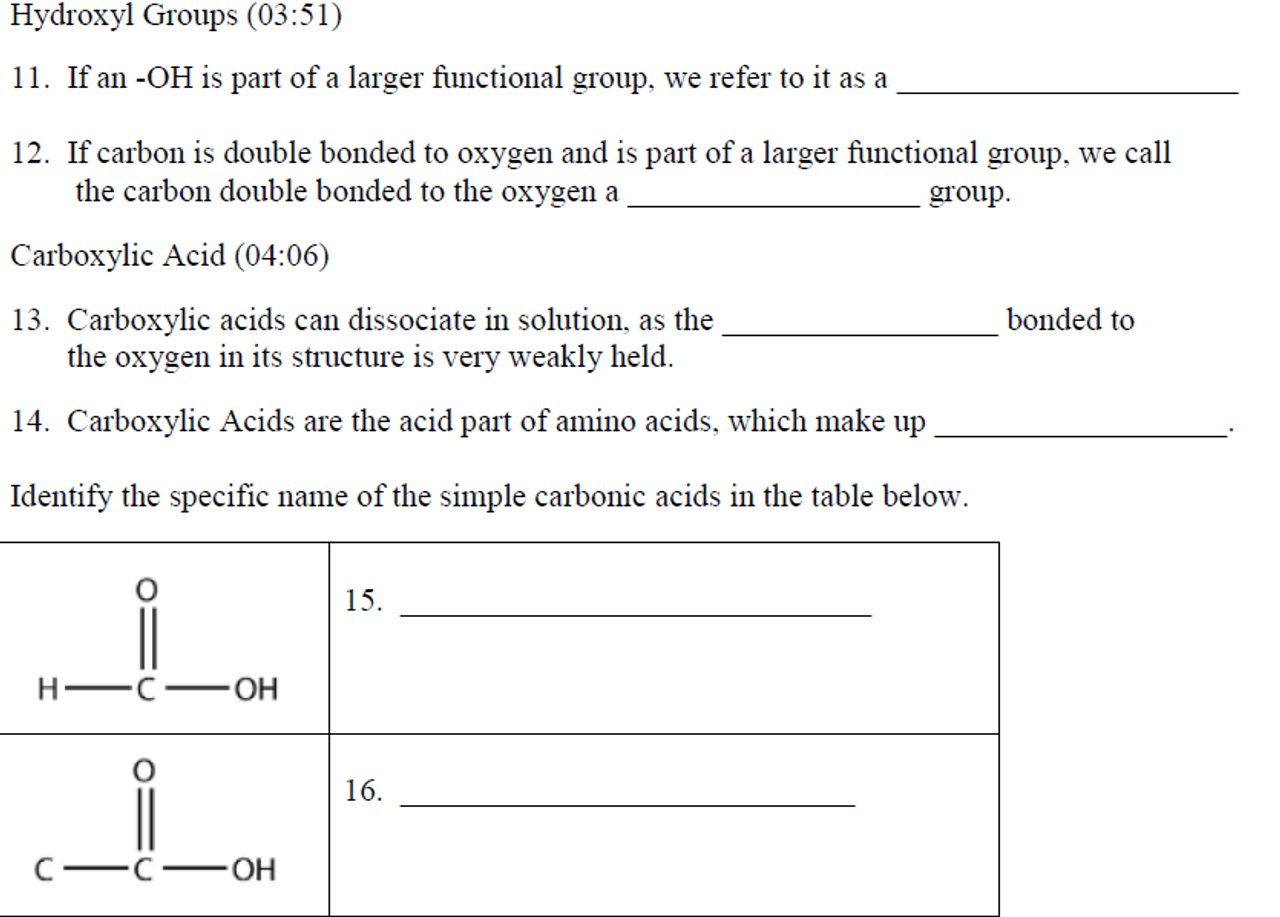 Crash course chemistry #22 worksheet answer key