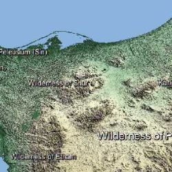 Exodus route moses map egypt maps bible sinai israel wilderness mount land promised numbers sin jesuswalk traditional where israelites kadesh